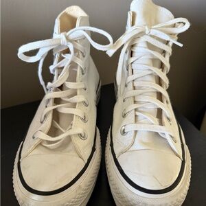 White High-Top Sneakers